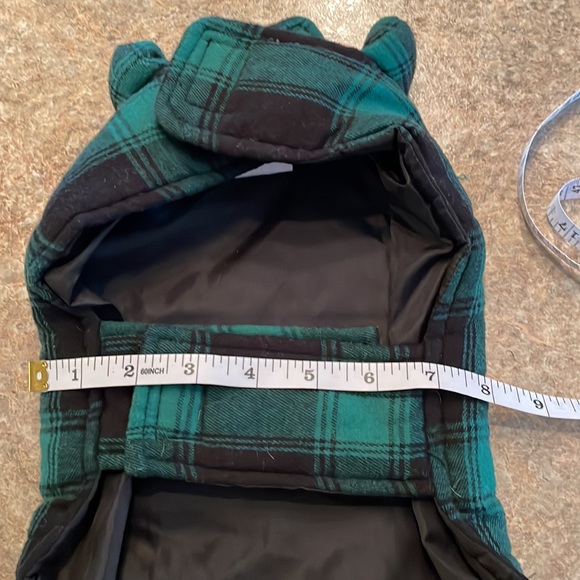 Buffalo Plaid Small Pet Coat - Picture 5 of 6